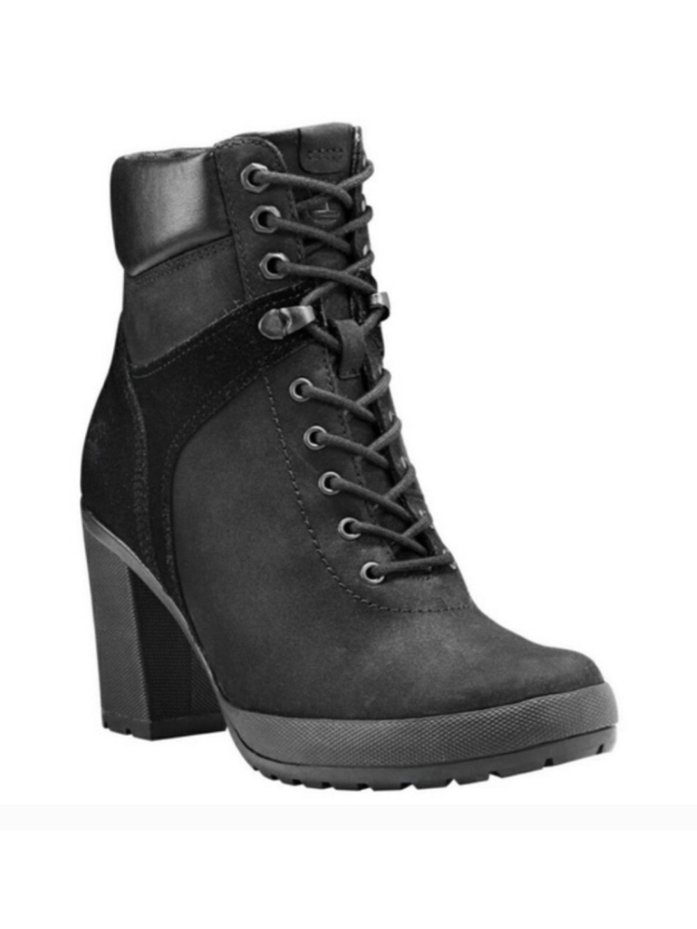Timberland Camdale Field Nubuck Suede lace up high heel ankle boots size 9